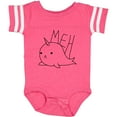 thumbnail image 3 of Inktastic Meh Narwhal Boys or Girls Baby Bodysuit, 3 of 5
