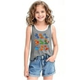 thumbnail image 5 of YABCSAZ Toddler Boys Girls Summer Outfits Sleeveless Tank Tops Loose Fit Active Tee Shirts Kids Casual T-Shirts Blouses Funny Cute Printed Shirts Tops Baby Clothes Size 14 T, 5 of 6