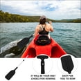 thumbnail image 4 of ABPETE 2Pcs Telescopic Kayak Paddle Rafting Boat Paddle Canoe Oars Plastic Aluminum Alloy Boat Oars(Black), 4 of 9