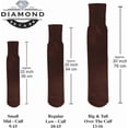 thumbnail image 3 of Diamond Star Men’s Tube Socks – Premium Cushioned Cotton Over the Calf Athletic Knee High Socks (Assorted - 6 Pairs 31 inches Big & Tall Over The Calf Socks fit size 13-16), 3 of 6