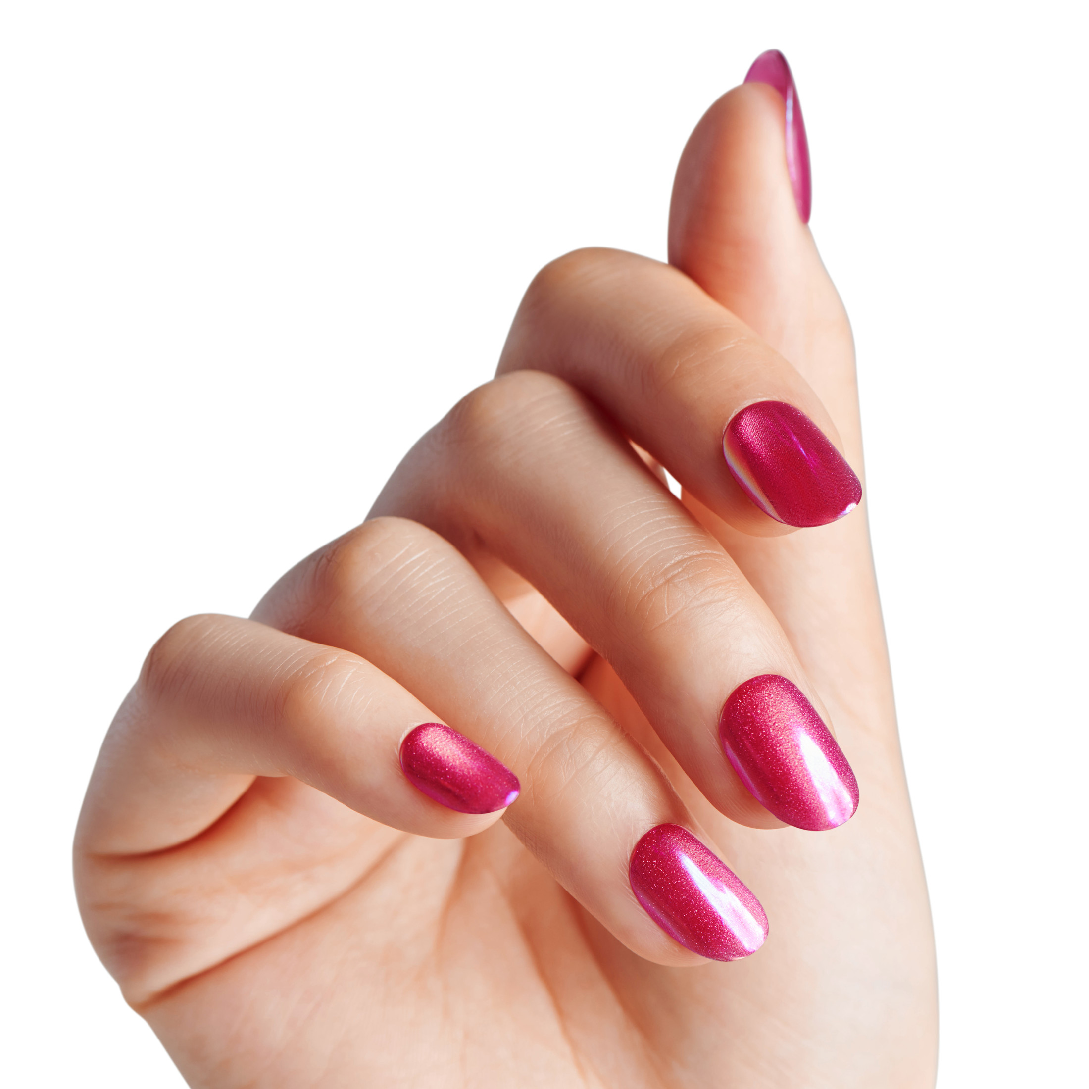 Kiss Impress Color FX Short Oval Press-On Nails, Pink, 30pc photo 2
