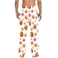 thumbnail image 2 of Men's Pajama Bottoms Basketball Maple Leaf Men's Cotton Pajama Pants Men's Loose Printed Pajama Pants Casual Pants with Pockets, 2 of 6