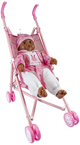 african american baby doll with stroller