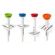 thumbnail image 1 of 4Pcs 77MM Golf Tee 5 Levels Positioning Height Adjustable Aiming Line Round Ball Holder Golf Training Aid Spike Golf Accessories, 1 of 5