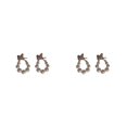 thumbnail image 4 of Jumpingount 1 par de pendientes de mujer, pendientes de gota Vintage para banquete de compromiso, senderismo, Camping, joyería para oreja, regalo de Plata 2piezas Jumpingount CBP316465, 4 of 6