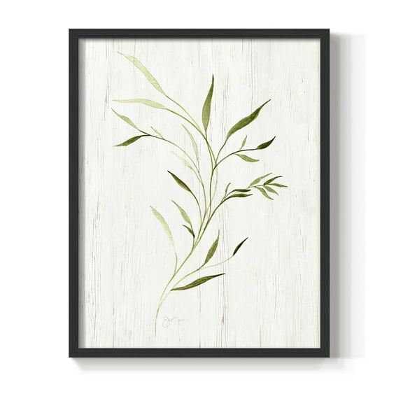 Windblown Leaves II Framed Print - Solid Wood in Single Picture Frame Solid Wood 2 Framed Print