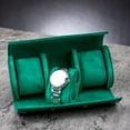 thumbnail image 3 of Relojes Roll Estuche de viaje Portátil PU Regalos Cilindro Relojes Organizador Reloj de Exhibición para Joyería Viaje Verde SM SunniMix Estuche de viaje para reloj, 3 of 8