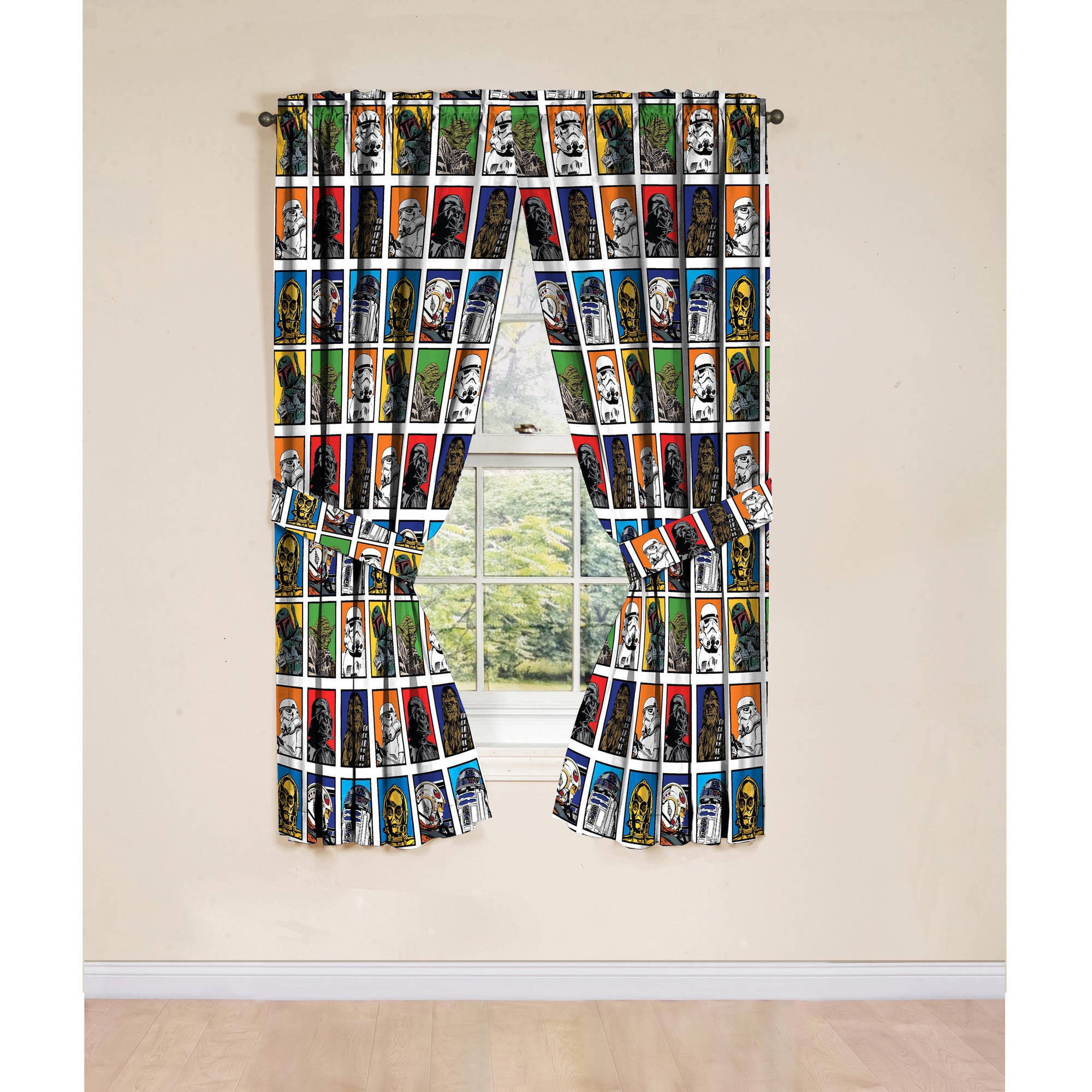 Star Wars Classic Window Curtains Set