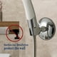 thumbnail image 4 of Advancent Soporte de ducha con ventosa ajustable, soporte Universal para baño, accesorios resistentes, reemplazo de rotación, artesanía práctica Accesorios de baño Advancent HA078738-00, 4 of 6