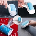 thumbnail image 2 of 1pc Washable Roller Cleaner Lint Sticky Picker Pet Hair Fluff Remover Brush Reusable (Random Color), 2 of 5