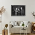 thumbnail image 4 of Historic Framed Print, Dr. Townsend and Representatives. Washington, D.C. Jan. 16. Photo shows Dr. Townsend explaining the new 'General Welfare Bill' which is that name the doctor , 17-7/8" x 21-7/8", 4 of 9