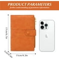 thumbnail image 2 of YooGuoGuo Women's small wallet Leather Bifold RFID blocking Passport Holder with zipper, 2 of 7