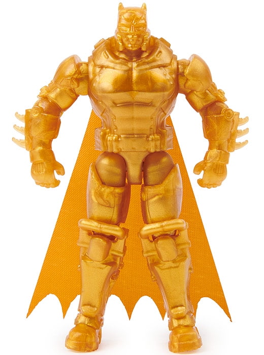 Spin Master DC Batman Armor Gold Belt Caped Crusader 4” Action Figure 2020 for sale online 