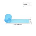 thumbnail image 2 of Unique Bargains Crepe Paper Streamer 32ft Long 1.37 Inch Wide, Sky Blue 3 Pack, 2 of 5