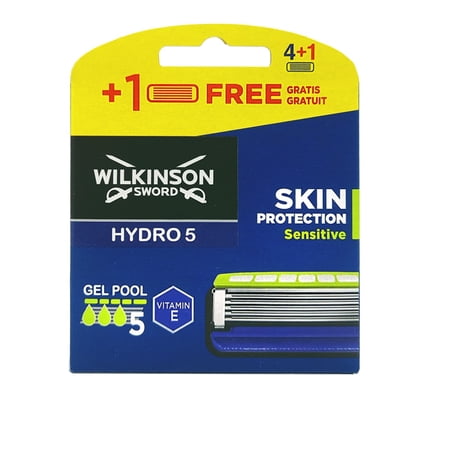 Wilkinson by Schick Hydro 5 Sensitive Refill Cartridges, 5 ct