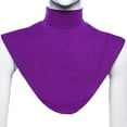 thumbnail image 1 of Camisa con cuello falso, bufanda con cuello falso, modal OM402, diseño elegante, fácil de usar, 1 of 6