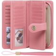 thumbnail image 1 of LAICAIW Women's Wallet Genuine Leather RFID Blocking Large Capacity Trifold Ladies Wallet, QA-Light Pink, 1 of 6