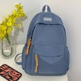 thumbnail image 1 of Bolso De Hombro Mochila De Moda De Nylon Bolso De Compras De Color Sólido De Gran Capacidad De Color Caramelo Informal, 1 of 9