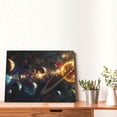 thumbnail image 6 of 12x16 inch Solar System Cosmic Planet Canvas Painting Poster Prints,Home Room Decor Bedroom Accessory,Indoor Study,Campus Corridors,Man Cave,Bar Wall Decor Paintings Canvas,For Cafes,Bar,Gym, 6 of 6