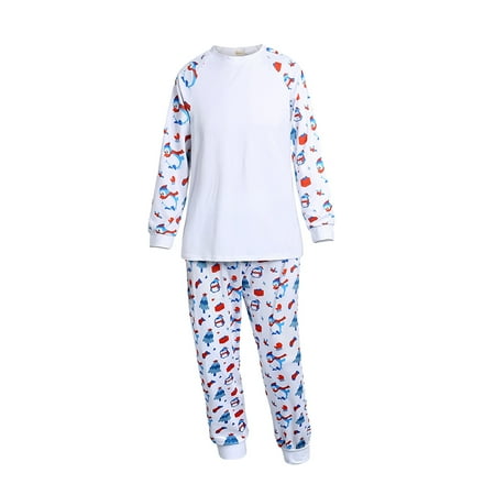 

JDEFEG Family Pajamas Set Easter Women Christmas Family Pajamas Sets Family Christmas Matching Sets Loungewear Casual Trouser Pant Set Outfits Family Matching Pajamas Set Christmas White Xl