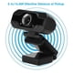 thumbnail image 4 of 1080P Desktop Computer Camera USB Online Class Webcam with Microphone, 4 of 4