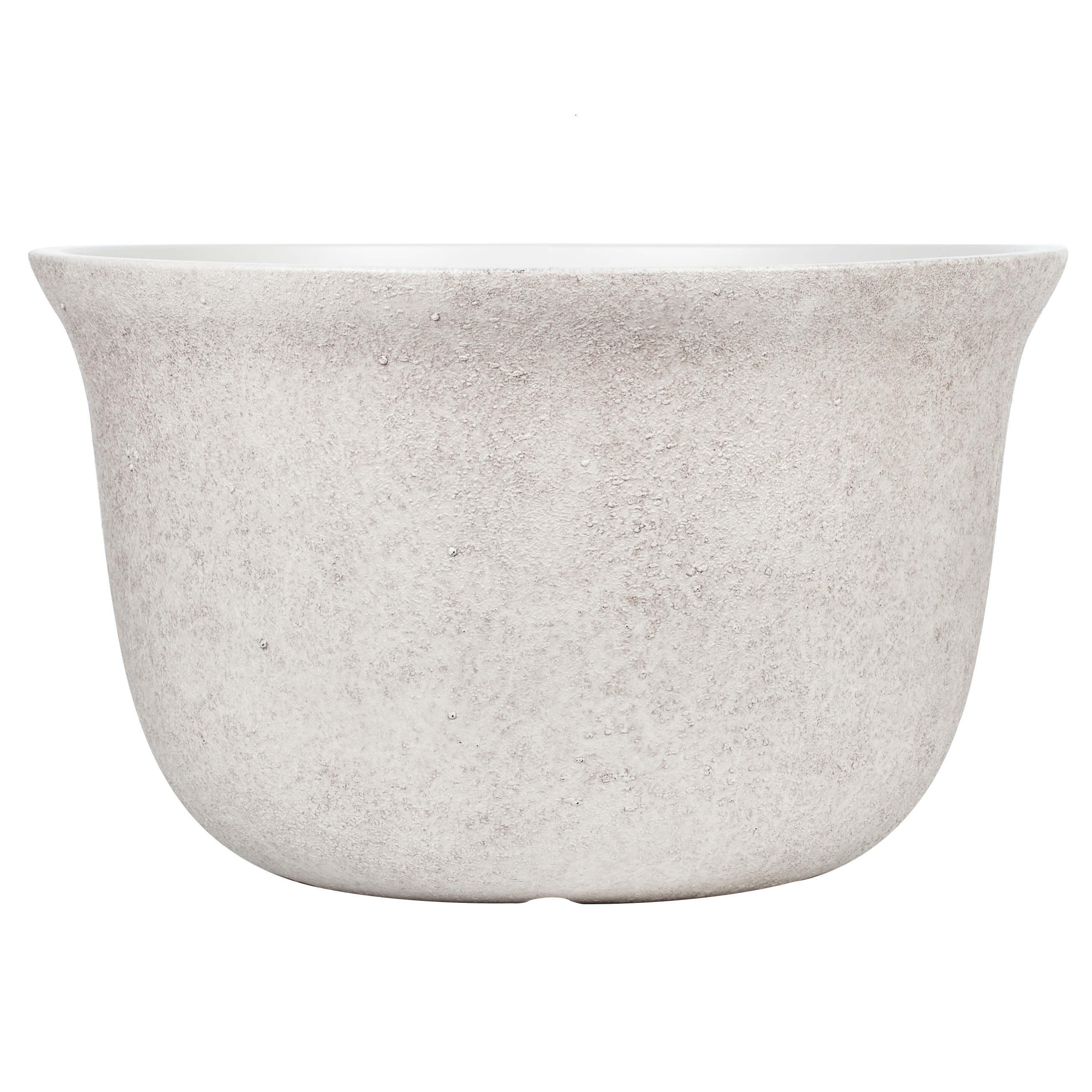 Better Homes & Gardens 20 inch Carmen Planter Gypsum Plant Pot Bowl Shape with Modern Design for Indoor Outdoor Plant