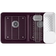 thumbnail image 7 of Kohler K-8679-5Ua3 Riverby 33" Undermount Double Basin Cast Iron Kitchen Sink - Lavender, 7 of 7