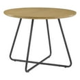 thumbnail image 1 of Bowery Hill Table à Manger Ronde Moderne de 40 Pouces en Placage et Métal, Chêne Anglais, 1 of 8