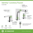 thumbnail image 4 of Symmons SLW6712MBPP Identity 1.0 GPM Widespread Bathroom Faucet - Black, 4 of 7