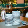 thumbnail image 3 of Yayeee Flameless Candles with Remote Flickering Battery Operated Multi Color Changing, River and Mountains, 3 of 7