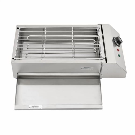 BBQ Grill, 110V Heat Control Electric Portable Barbecue Oven Grill, Stainless Steel Electric Griller with Smart Display,for Parties and Family Fun