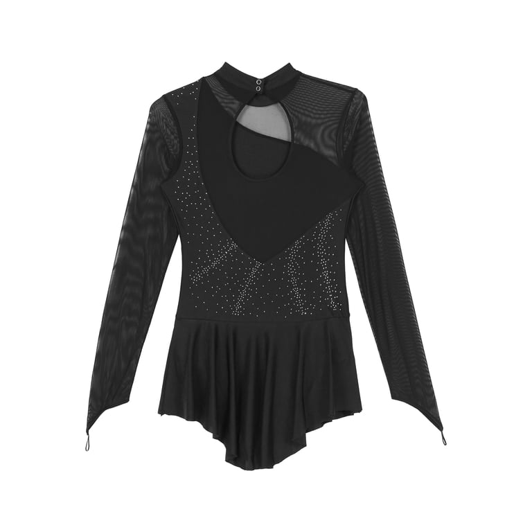 inhzoy Women's Long Sleeve Figure Ice Skating Dress Lyrical Dance Costume Black M - Walmart.com inhzoy Women's Long Sleeve Figure Ice Skating Dress Lyrical Dance Costume Black M - Walmart.com