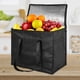 thumbnail image 1 of JTWEEN Bags de Comestibles Reutilizable con Aislamiento y Cierre de Cremallera, Bolsa de Entrega de Alimentos, Bolsa lunch Plegable, Bolsa lunch Térmica a Prueba de Fugas, Refrigerador para el Trabajo, Oficina, Escuela, 1 of 8