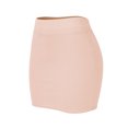 thumbnail image 6 of YUEJUIR Women'S Skirts Women Fashion Solid Skirt Elastic Waist Slim Short Skirt Wrap Skirts For Women Casual Skirts For Women (Pink,XXXL), 6 of 6