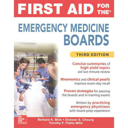 First Aid for the Emergency Medicine Boards Third (Best Emergency Medicine Board Review)