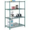 thumbnail image 5 of Nexel 5 Tier Wire Shelving Starter Unit, 48"W x 18"D x 74"H, Green Epoxy Finish, 5 of 5