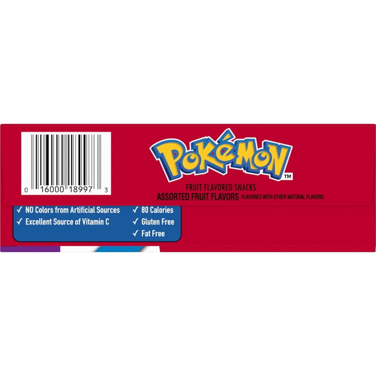 Betty Crocker Pokmon Fruit Flavored Snacks 22 Pouches, 17.6 oz -  Walmart.com