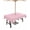 Pink, variant on Fsddascl Solid Brown Outdoor Tablecloth - 52x70 Inch Rectangle Dining Table Cover, Vintage Minimalism Abstract Denim Pattern Waterproof Outdoor Table Cloth with Umbrella Hole & Zipper for Patio
