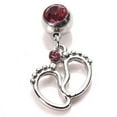 thumbnail image 6 of Women Baby Feet Flexible Bar Pregnancy Maternity Belly Navel Ring Body Piercing, 6 of 6