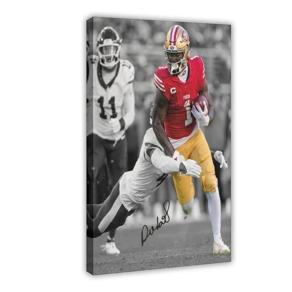 Deebo Samuel Canvas Poster Wall Art Decor Print Picture Paintings for Living Room Bedroom Decoration