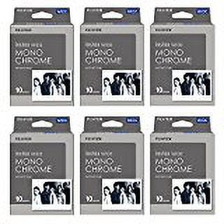 6 Pack Of Fujifilm Instax Wide Monochrome Instant Film 10 Exposures.