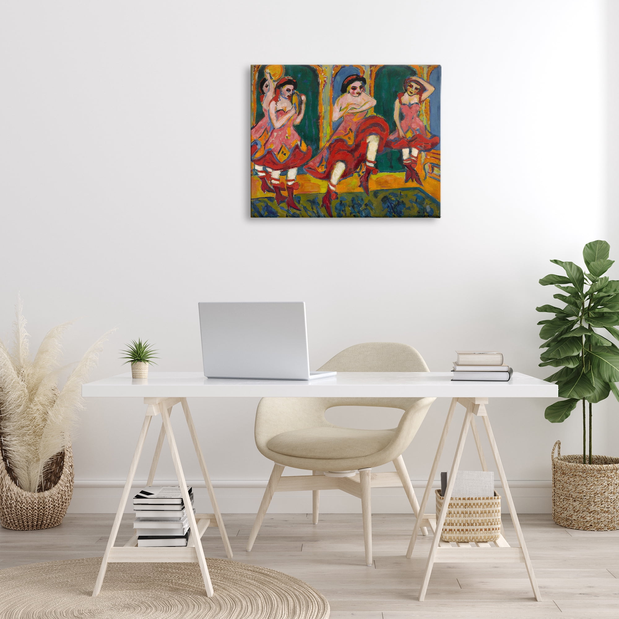 Stupell Industries Classic Czardas Dancers People Painting Wrapped Canvas Art Print Wall Art, 30 x 24