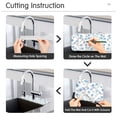 thumbnail image 5 of Yayeee Faucet Mat for Kitchen Sink 14.7" Diatomite Long Splash Guard Pad, Forget Me Not, 2 Pack, 5 of 7