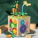 thumbnail image 3 of Children's Puzzle Multi-functional Shape Matching, Catching Insects, Pulling Carrots, Clocking, Playing The Piano, Multi-functional Intelligence Box, Treasure Box, Montessori Early Education Toys, 3 of 4