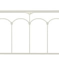 thumbnail image 3 of Hillsdale Furniture Jocelyn Metal Queen Bed, Soft White, 3 of 7