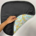 thumbnail image 4 of Abstract Chair Seating Cushion Set of 12, Round Formed of Polka Dots, Seat Pads for Office with Anti-slip Backing, 16"x16", Seafoam Multicolor, by Ambesonne, 4 of 5