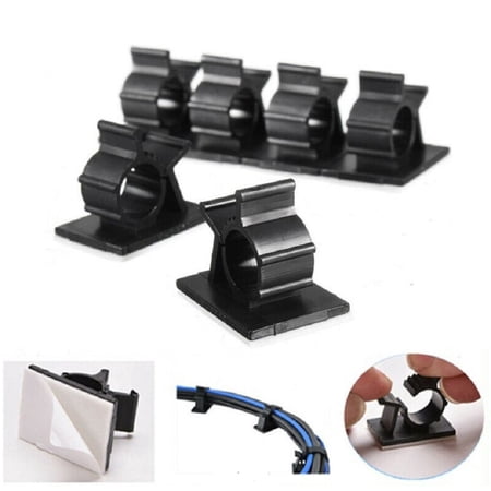100-Piece Self-Adhesive Cable Clips Set – Cord Management & Wire Organizer Clamps for Tidy  Efficient Spaces TIKA price history on PriceWatchPro