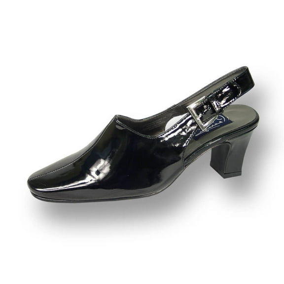 PEERAGE Dana Women's Wide Width Patent Dress Pumps