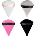 thumbnail image 1 of LinenLoon 4 Pcs Puff Poudre Maquillage Triangle Mélangeur Puff Humide Sec Outil avec Sangle pour Poudre Libre, 1 of 5