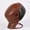 2, variant on Natural Genuine Leather Caps For Men Winter Bomber Hats F-ur Warm Earmuff Hat Men's Anti-cold Cowhide Leather Cap New ,Soft Feel